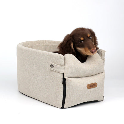 Cama para Asiento Central de Coche para Perros, Portador Portable para Perros Pequeños y Gatos, Bolsa de Viaje de Seguridad, Accesorios y Productos para Mascotas