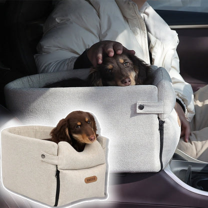 Cama para Asiento Central de Coche para Perros, Portador Portable para Perros Pequeños y Gatos, Bolsa de Viaje de Seguridad, Accesorios y Productos para Mascotas